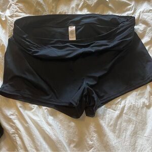 Amazon Women's Black Swim Boy Shorts